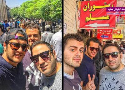 عکس حضور سیاوش خیرابی در بازار عظیم تهران