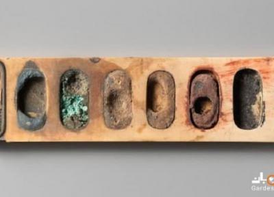 عکس، کشف پالت رنگ با قدمت 3400 سال در مصر