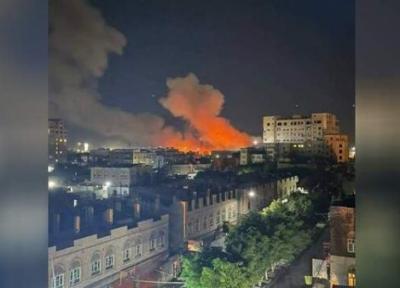 حمله هوایی ائتلاف سعودی به صنعاء