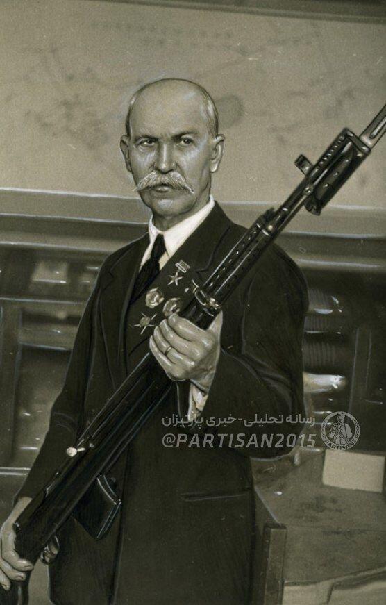 این مرد سازنده معروف ترین سلاح شوروی است!، عکس